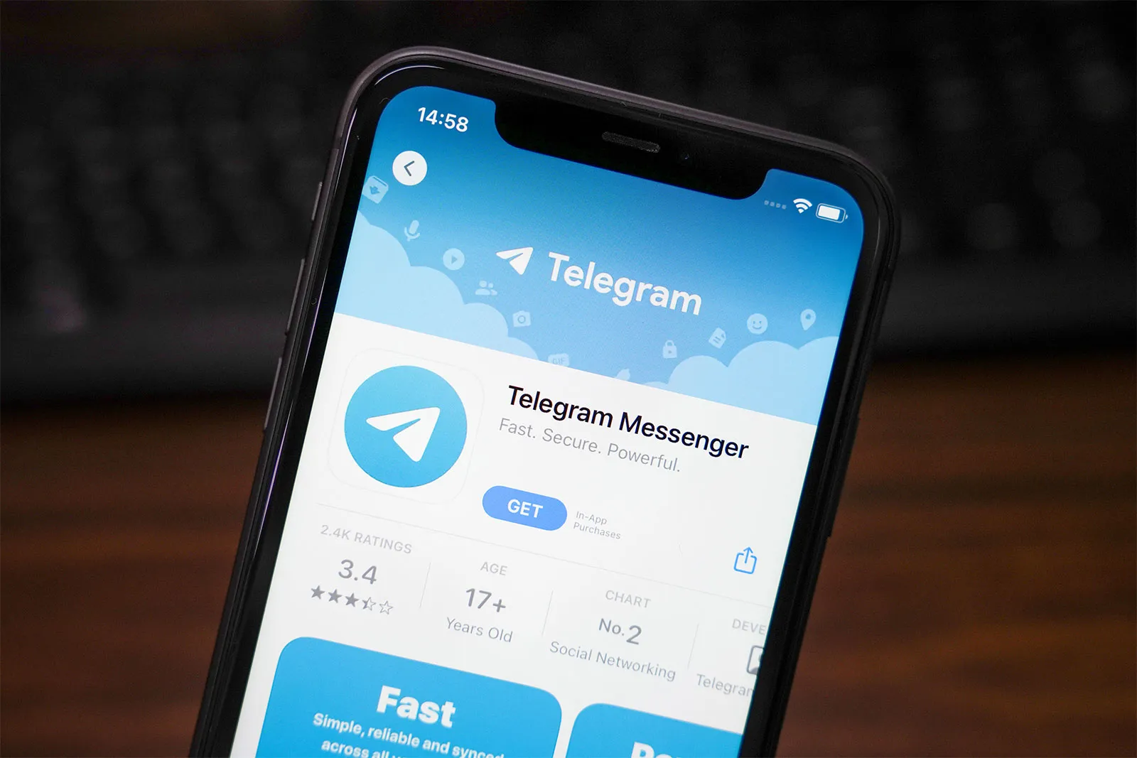 Telegram QR code scanning